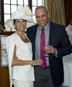 Honorary Chair Sarita Hanley (l) and Guest Speaker John Barricelli (r)